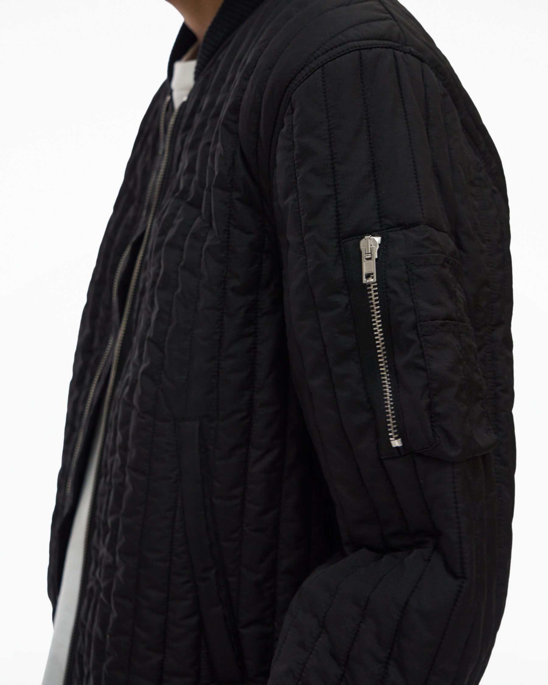 QUILTED BOMBER JKT